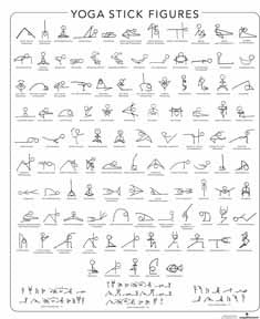 YOGA STICK FIGURE POSTURE by Alphabetical Order